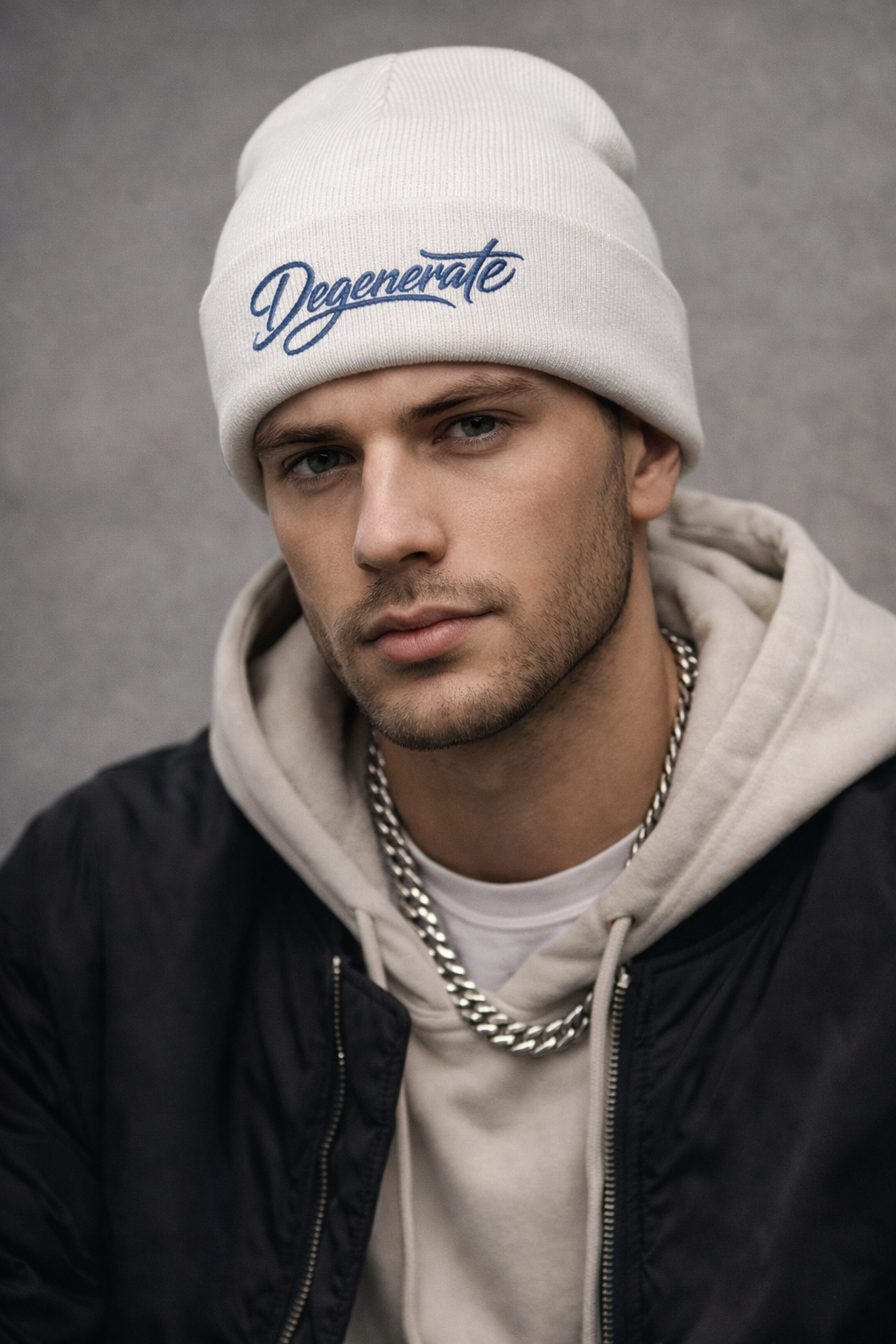 Degenerate Beanie - White