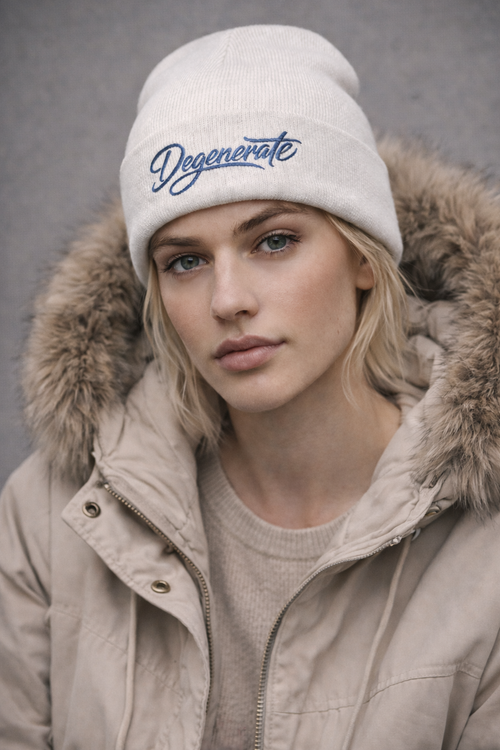Degenerate Beanie - White